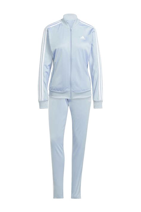 adidas trainingspak lichtblauw|ADIDAS SPORTSWEAR Trainingspak in Lichtblauw .